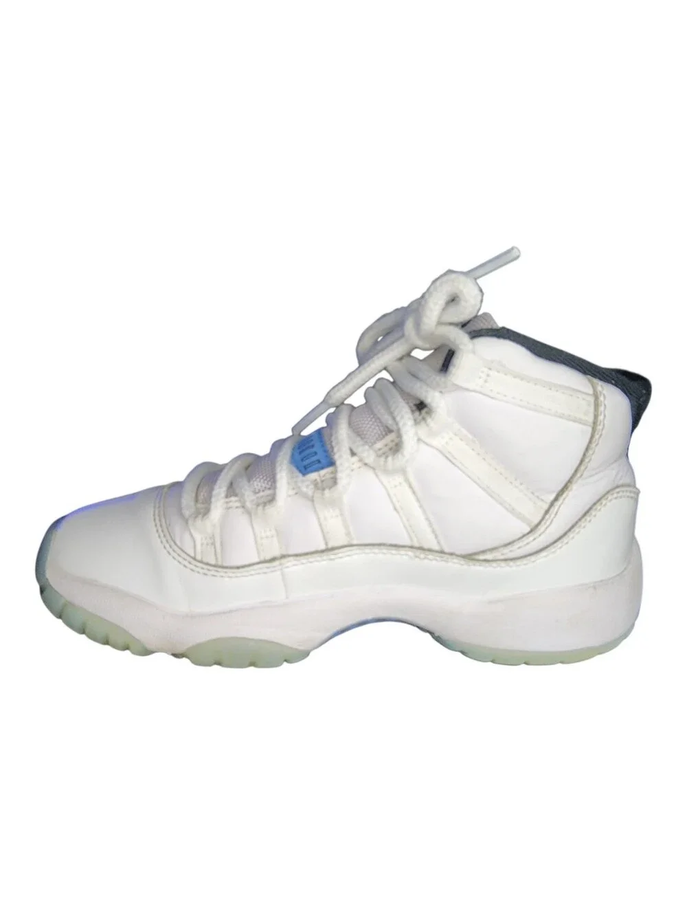 Nike Jordan 11 Retro GS 'Columbia / Legend Blue' 2024, Boys 4.5